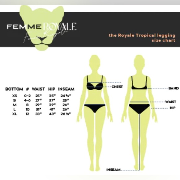 FEMME ROYALE the Royale Tropical Leggings in Midnight Black - Picture 5 of 8